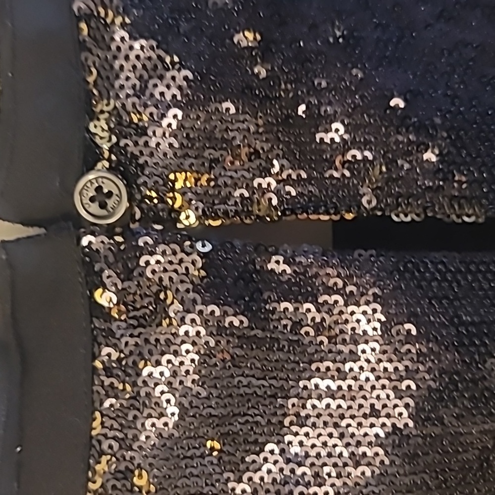 MICHAEL KORS Sequins Sleeveless Dress, Women's, Size 2P - Picture 3 of 6